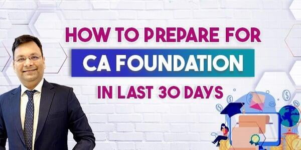 Last 30 days Preparation Strategy for CA Foundation Dec 2023. | Student ...