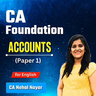 CA Foundation Accounting (English) - Paper 1 By CA Nehal Nahar