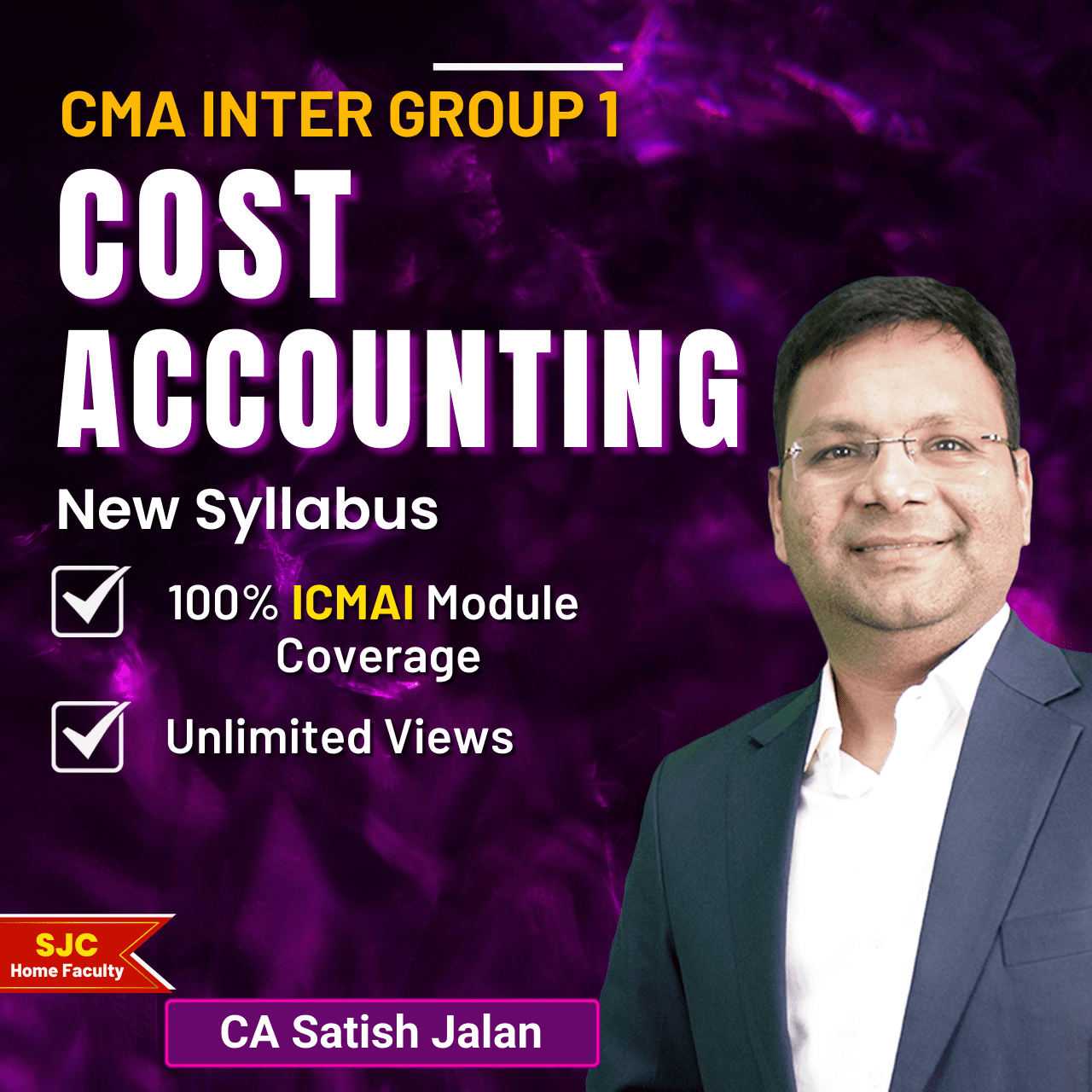 Best CMA Inter Cost Accounting Class By CA Satish Jalan