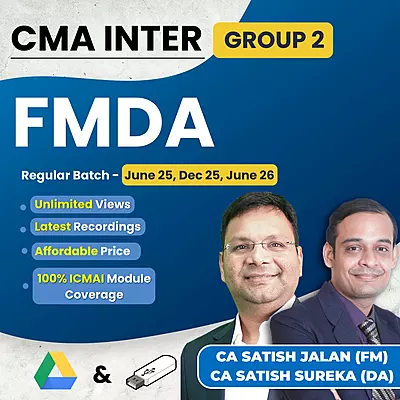 CMA Inter FM & DA (Group 2) By CA Satish Jalan & CA Satish Sureka