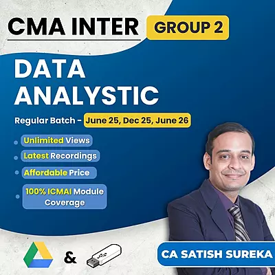CMA Inter Data Analytics (Group 2) By CA Satish Sureka