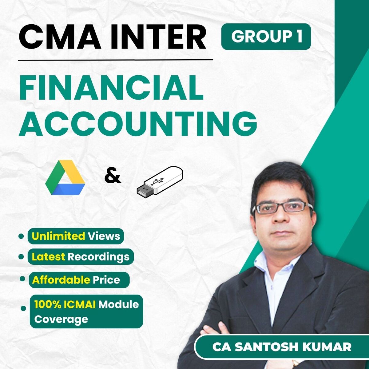 CMA Inter Financial Accounting (Group 1) By CA Santosh Kumar