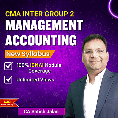 CMA Inter Management Accounting (Group 2) By CA Satish Jalan