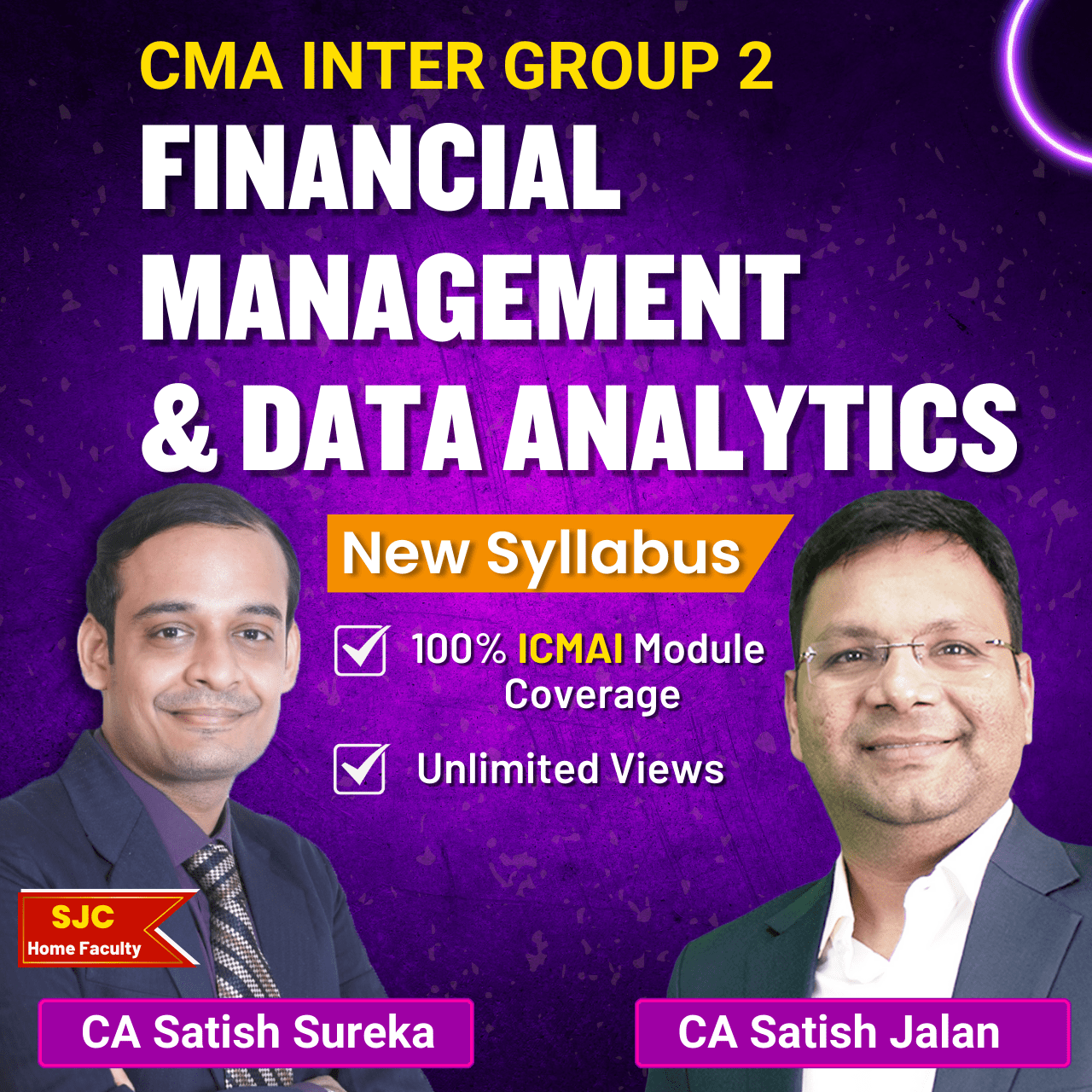 CMA Inter Group 2 DA & FM Combo Classes For Dec 24 Exam