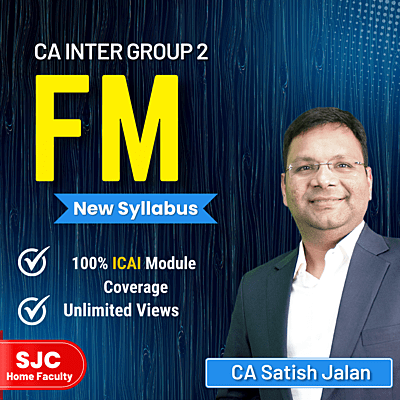 CA Inter Financial Management (Group 2) By CA Satish Jalan