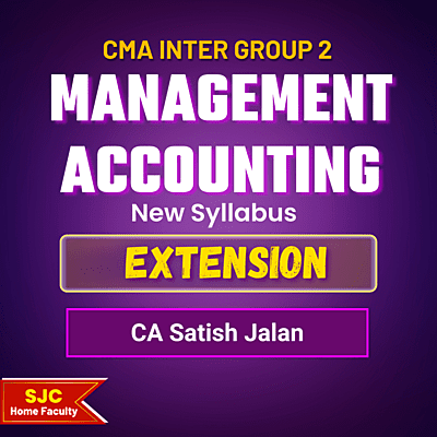 CMA Inter Course Extension For - Management Accounting (Group 2)