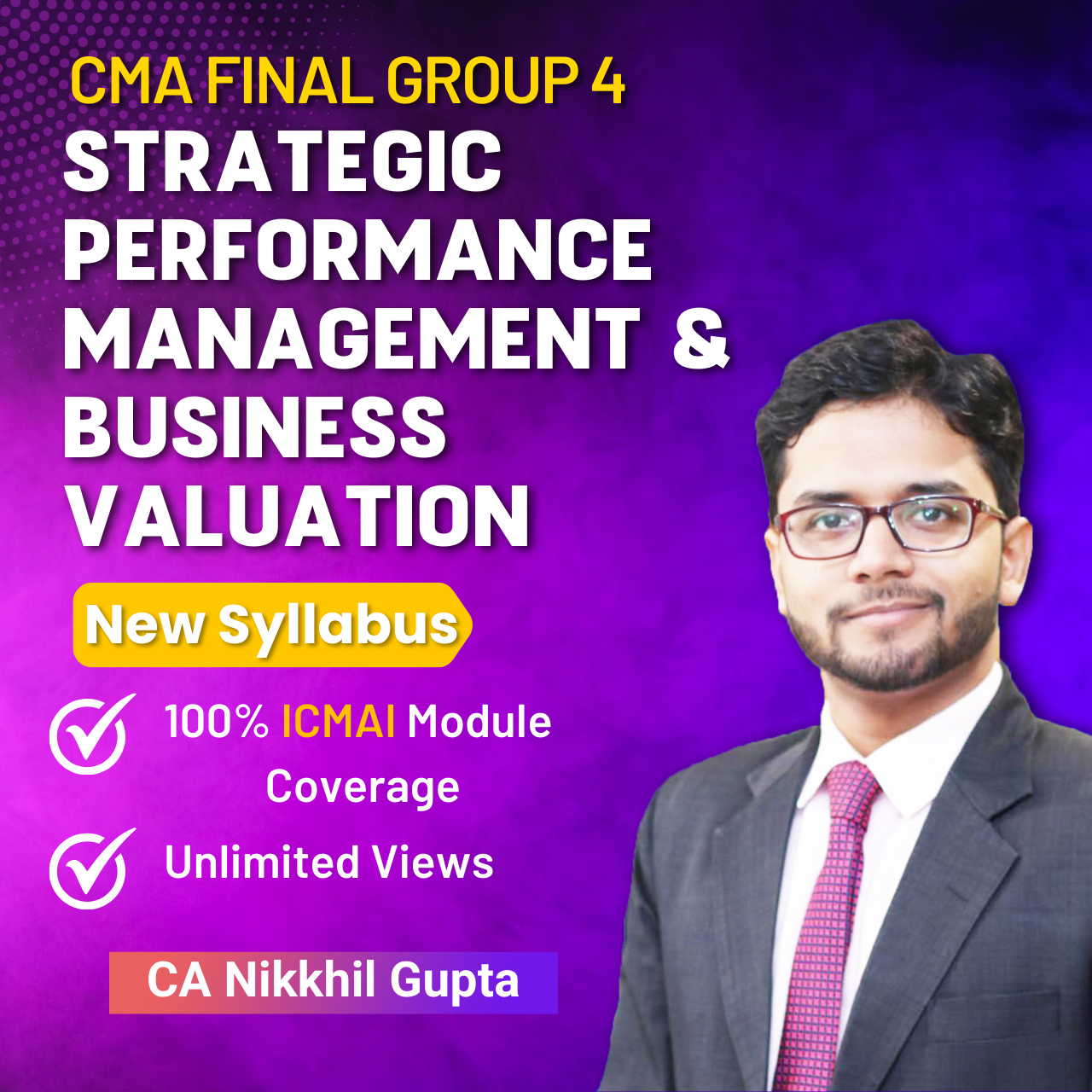 CMA Final SPMBV (Group 4) By CA Nikkhil Gupta