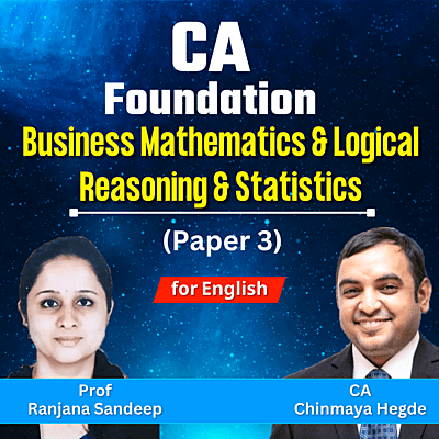CA Foundation BMLRS (English) - Paper 3 - By  CA Chinmaya Hegde & Prof Ranjana