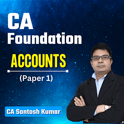 CA Foundation Accounting (Paper 1) By CA Santosh Kumar