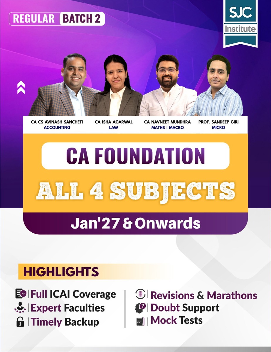 CA Foundation Combo by Navin Classes