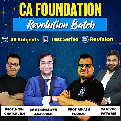 CA Foundation Revolution Batch 3.0 By SJC Institute - For Nov 24