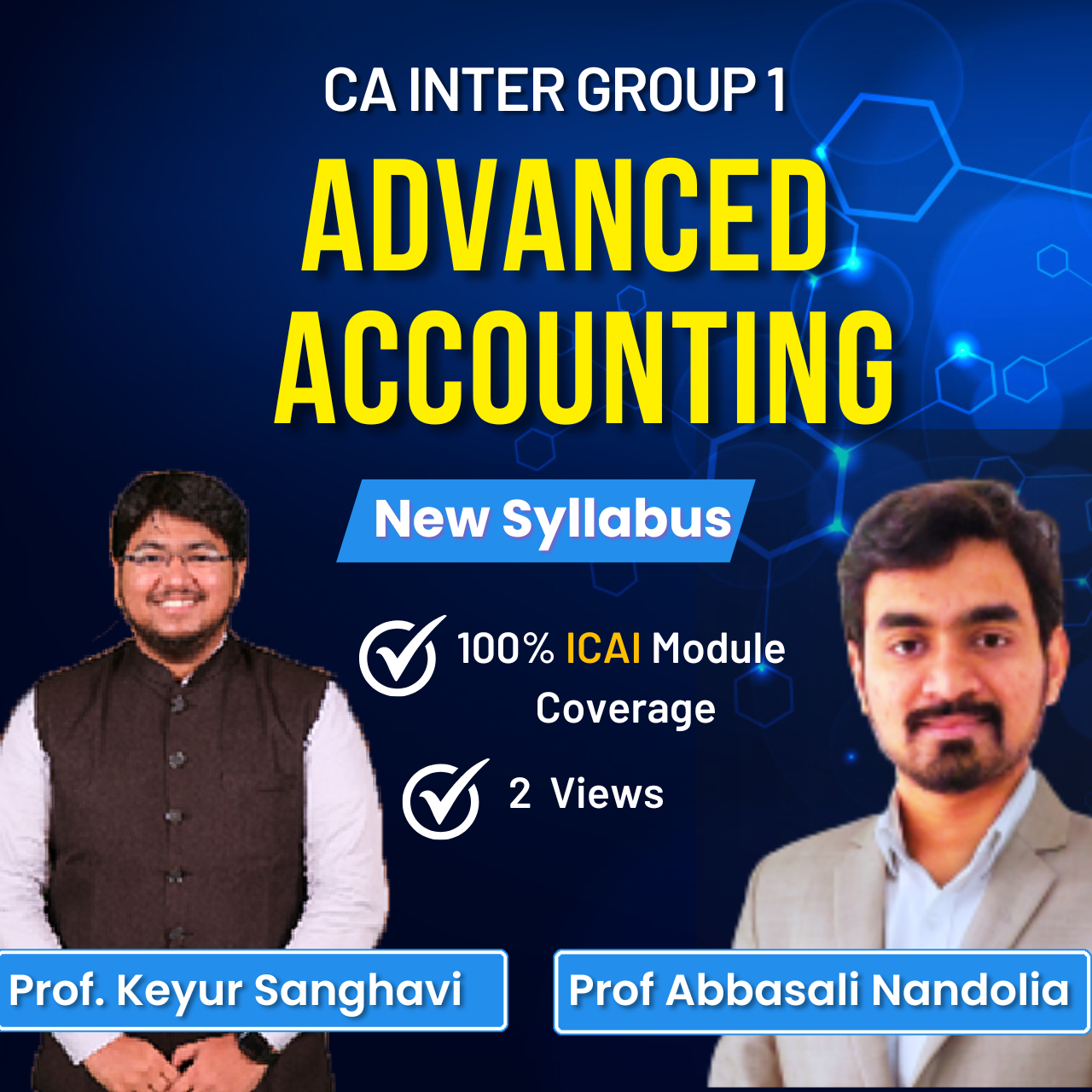 CA Inter Advanced Accounting (Group 1) - By J.K Shah Classes - Prof Keyur Sanghavi and Prof Abbasali Nandolia