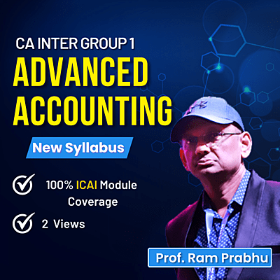 CA Inter Advanced Accounting (Excl.AS) -  (Group 1) - By J.K Shah Classes - Prof Ram Prabhu