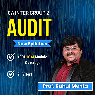CA Inter Auditing & Ethics (Group 2) - By J.K Shah Classes - Prof Rahul Mehta