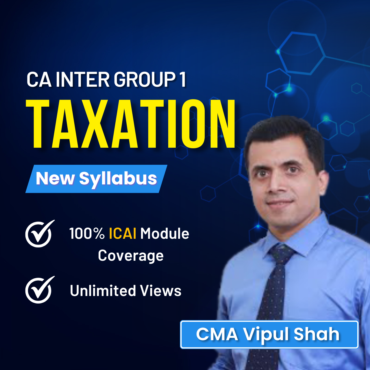 CA Inter Taxation (Group 1) By CMA Vipul Shah
