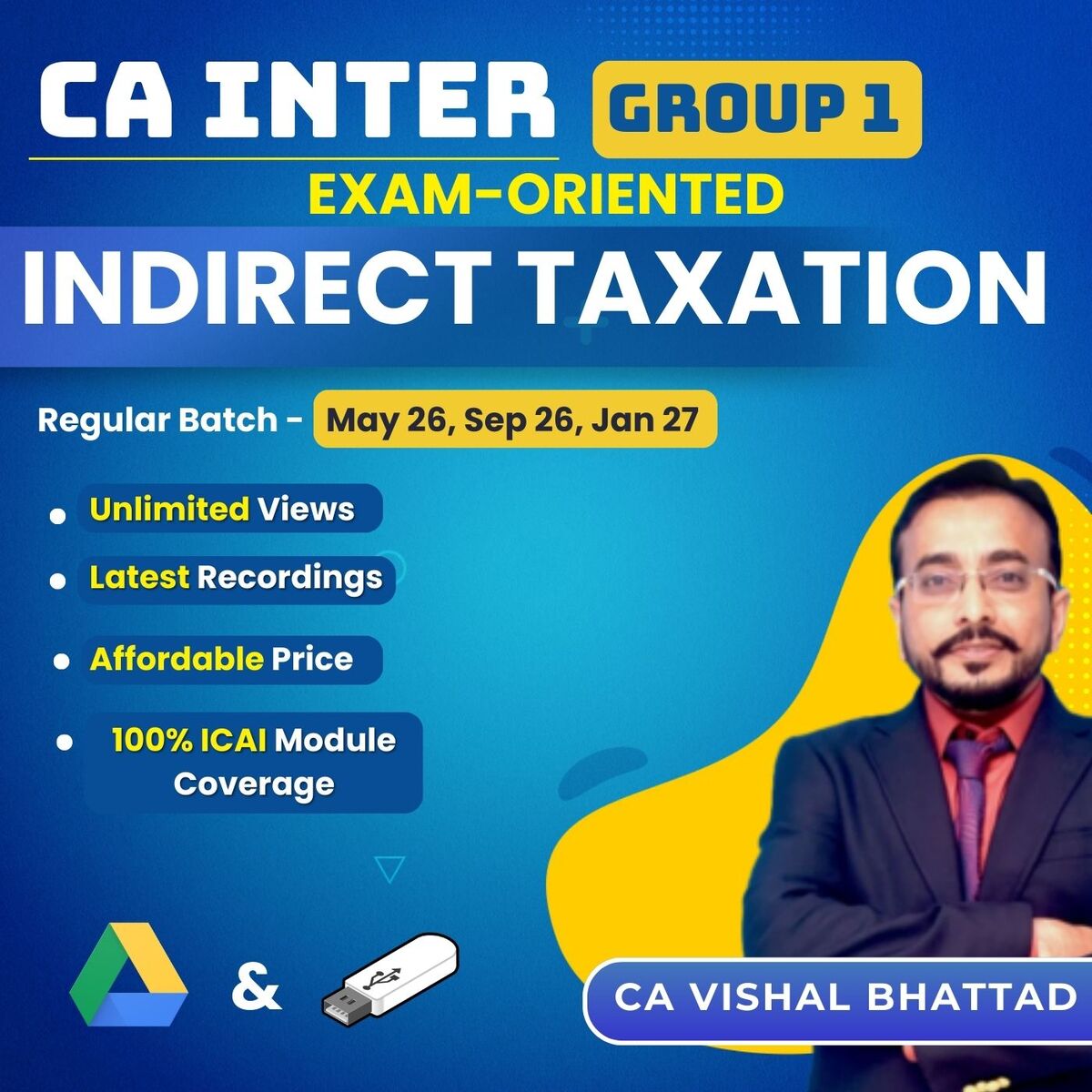 CA Inter IDT (Group 1) - Exam Oriented - by CA Vishal Bhattad