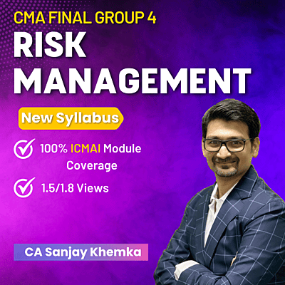 CMA Final Risk Management (Group 4) By CA Sanjay Khemka