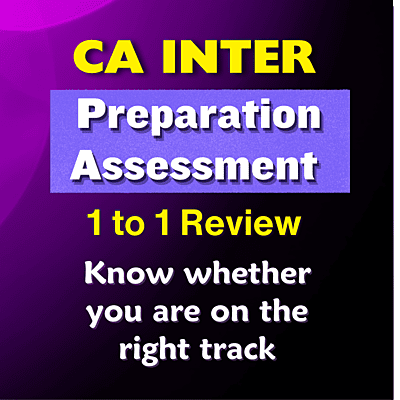 CA Inter Preparation Assessment by SJC Institute