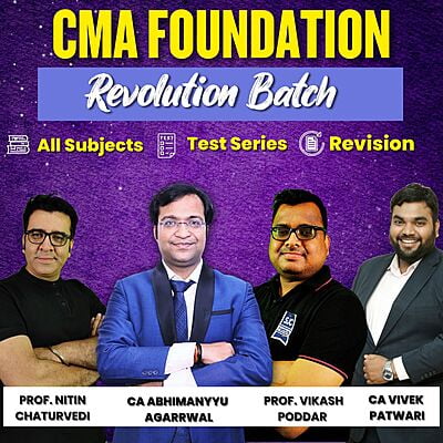 CMA Foundation Revolution Batch 3.0 By SJC Institute - For  Dec 24