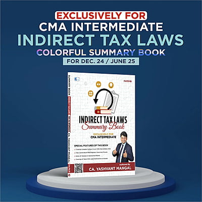 Summary Book (IDT) Giveaway For CMA Inter Students by CA Yashvant Mangal Sir