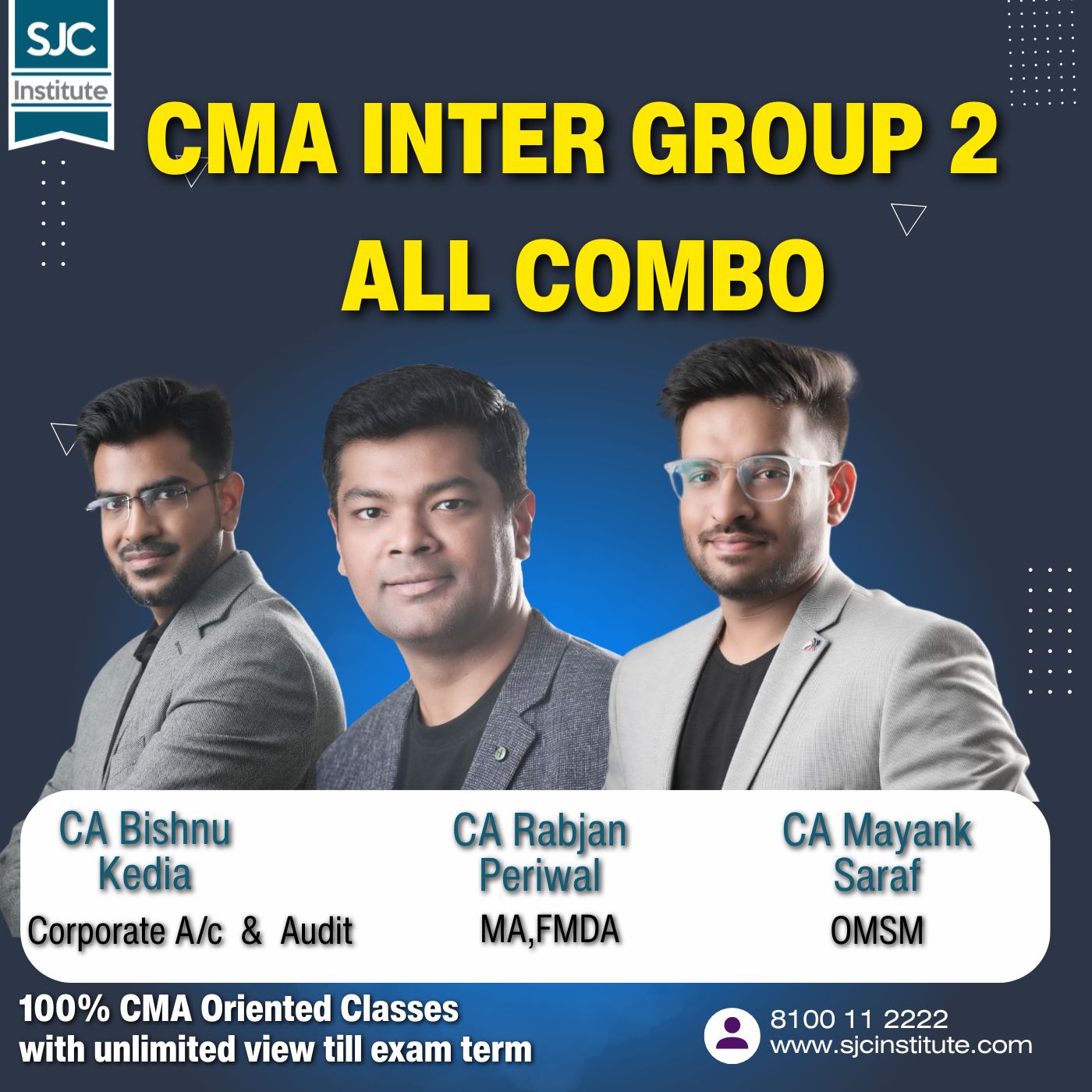 CMA Inter Group 2 Best Classes | CMA Inter Group 2 Combo