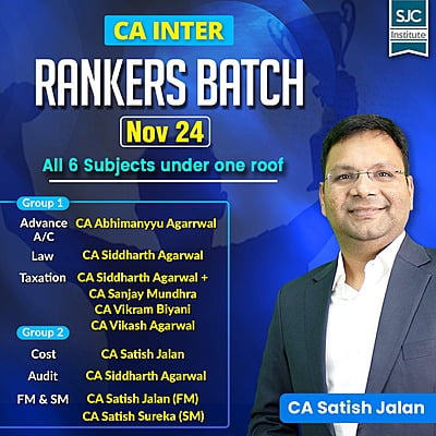 CA Inter Rankers Batch by SJC Institute For Nov 24 - Download Mode