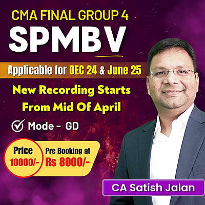 CMA Final SPMBV (Group 4) by CA Satish Jalan